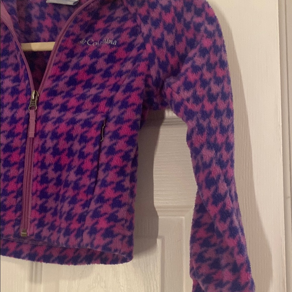 Columbia kids Vibrant Fleece Jacket with Houndstooth Pattern - Picture 2 of 7